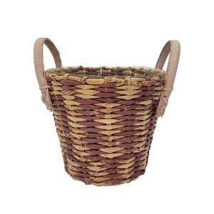 Basket Wooven with Handles Planter